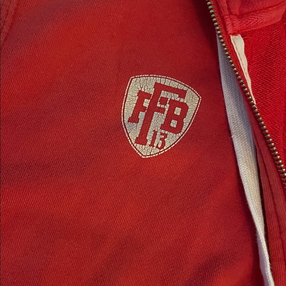 Red Headrush Zip-Up Hoodie - Picture 3 of 6